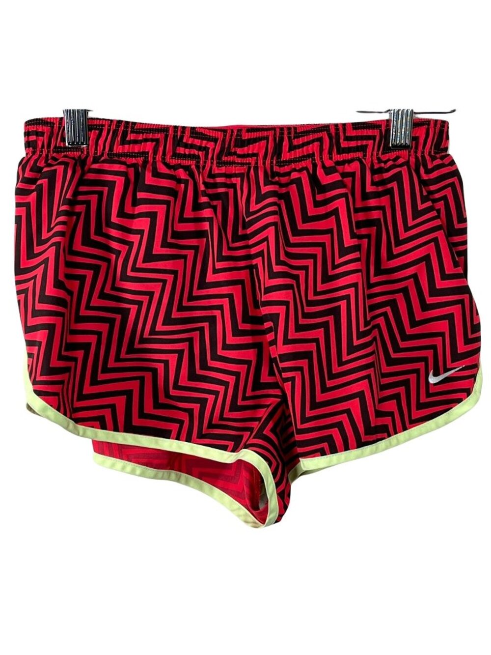 Nike Dri Fit Running Shorts Womens Small Red Black Athletic